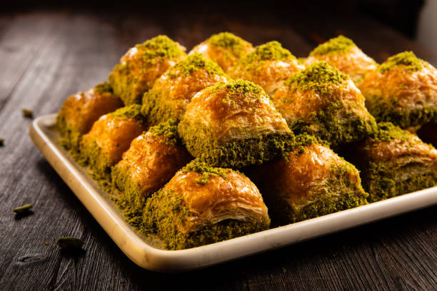 Baklava Dessert - Halal Desserts at Waow Cafe Kent WA