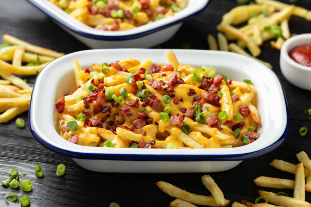 Halal Loaded Fries at Waow Cafe Kent WA