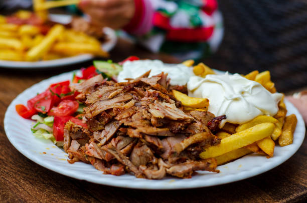 Halal Loaded Fries at Waow Cafe Kent WA