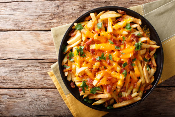 Halal Loaded Fries at Waow Cafe Kent WA