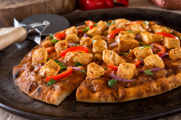 Butter Chicken Pizza - Zabihah Halal Pizza at Waow Cafe Kent WA