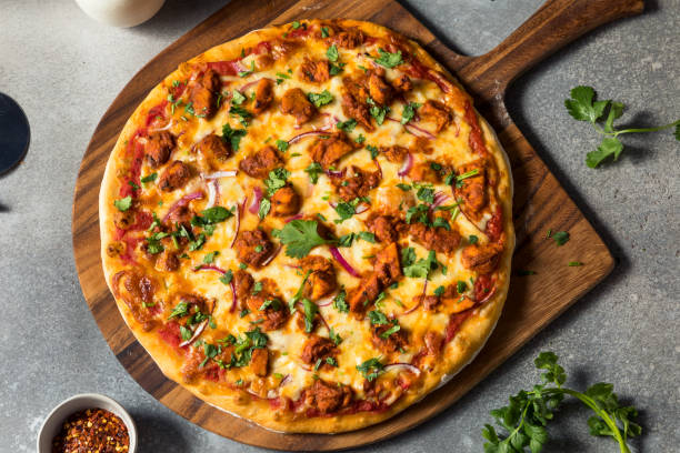 Chicken Tikka Pizza - Zabihah Halal Pizza at Waow Cafe Kent WA