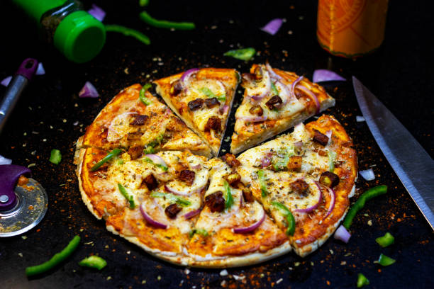 Paneer Pizza - Halal Pizza at Waow Cafe Kent WA
