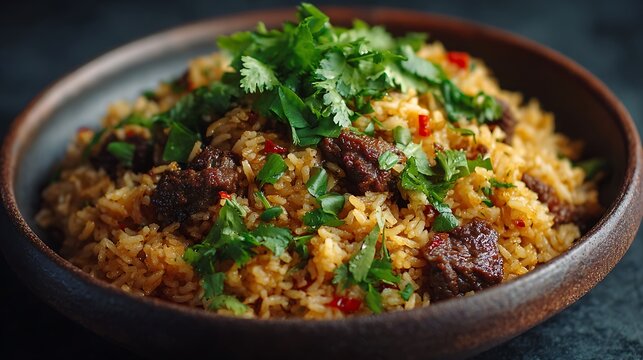 Halal Biryani Special - Zabihah Halal Specials at Waow Cafe Kent WA